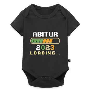 Abiturienten Abschluss 2023 Abitur - Baby Premium Kurzarmbody - Schwarz - Vorne