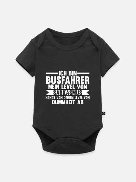 Bus Busfahrer - Baby Premium Kurzarmbody - Schwarz