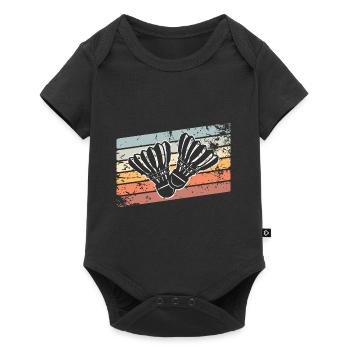 Badminton Federball - Baby Premium short-sleeve bodysuit - black - Front