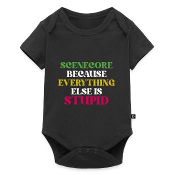 Scenecore Retro Emo Alternative Girl - Baby Premium short-sleeve bodysuit - black - Front