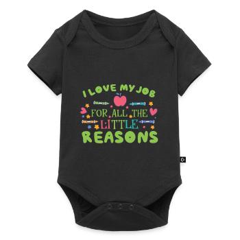 Montessori Teacher - Baby Premium short-sleeve bodysuit - black - Front