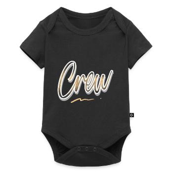 Crew - Baby Premium Kurzarmbody - Schwarz - Vorne