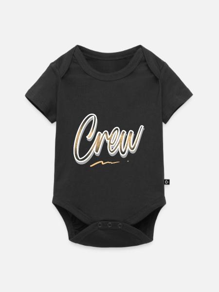 Crew - Baby Premium Kurzarmbody - Schwarz
