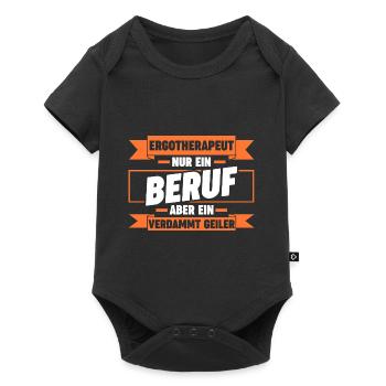 Ergotherapie Ergotherapeut - Baby Premium Kurzarmbody - Schwarz - Vorne