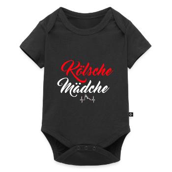 Kölsche Mädche Kölner Dom Köln Kölle Heimat Kölsch - Baby Premium Kurzarmbody - Schwarz - Vorne