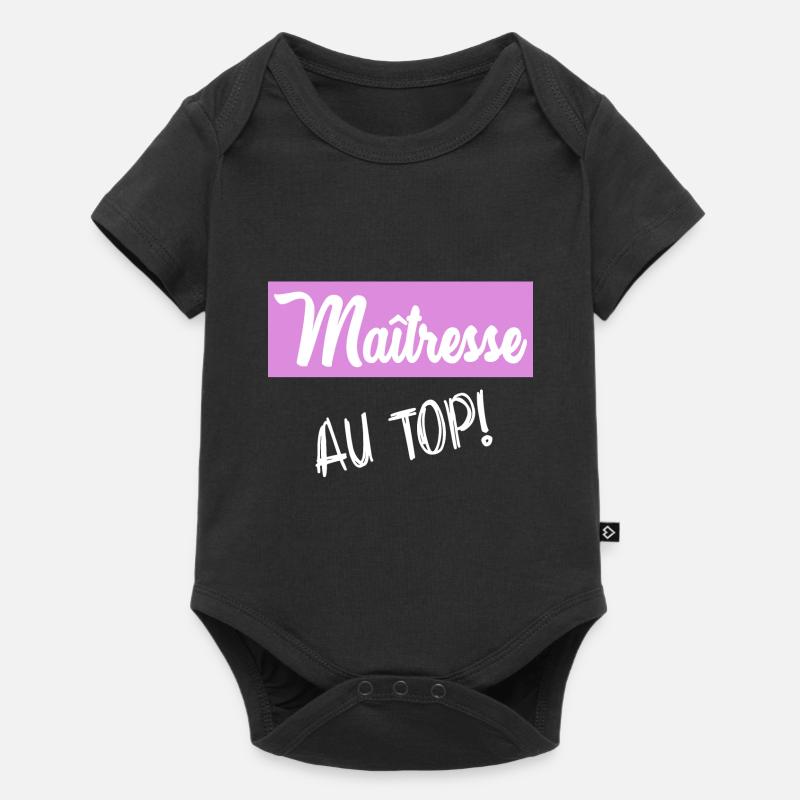 MERCI. MAÎTRESSE - Body à manches courtes Premium Bébé - noir