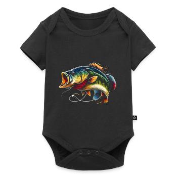 Poisson bar - Body à manches courtes Premium Bébé - noir - Devant