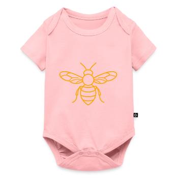 Abeille - Body à manches courtes Premium Bébé - rose - Devant