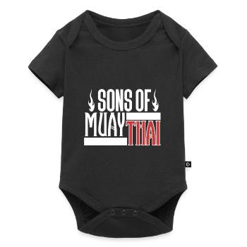 Muay Thai - Baby Premium short-sleeve bodysuit - black - Front