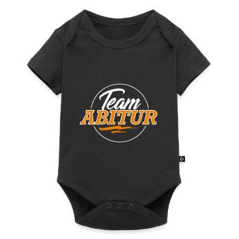 Team Abitur - Baby Premium Kurzarmbody - Schwarz - Vorne