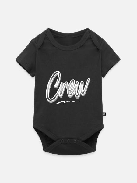 Crew - Baby Premium Kurzarmbody - Schwarz