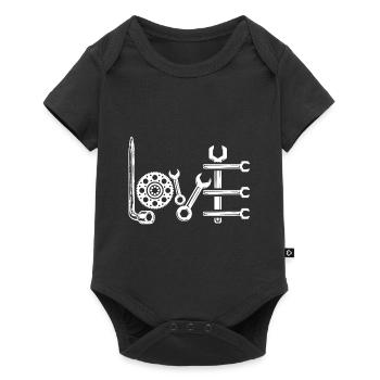 Mechanics love - Baby Premium short-sleeve bodysuit - black - Front
