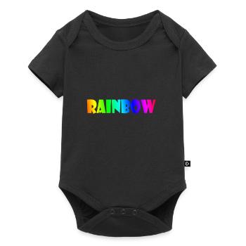 Rainbow - Baby Premium short-sleeve bodysuit - black - Front