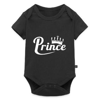 I am the prince - Personalized gift idea - Baby Premium short-sleeve bodysuit - black - Front
