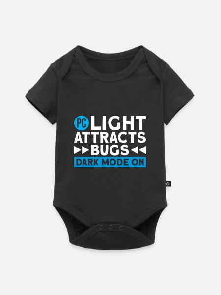 Computer Coding Programmierer - Baby Premium Kurzarmbody - Schwarz