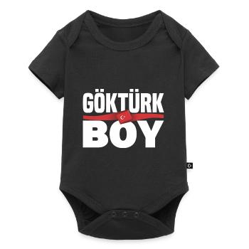 Göktürk Turkey Turkey Holiday Gift - Baby Premium short-sleeve bodysuit - black - Front