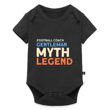 Football Coach Gentleman Myth Legend - Baby Premium short-sleeve bodysuit - black - Front