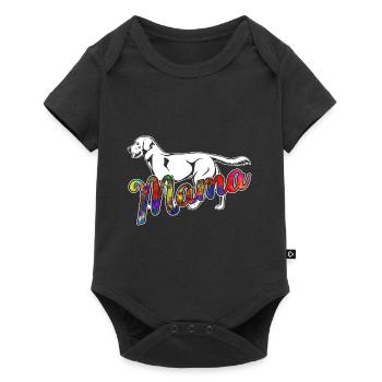 Labrador Retriever Labrador Retriever Mama - Baby Premium short-sleeve bodysuit - black - Front