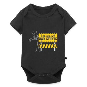 I Do All My Own Stunts | Broken Arm - Baby Premium short-sleeve bodysuit - black - Front