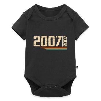 Vintage Anniversary 2007 Birthday Party 2007 - Baby Premium short-sleeve bodysuit - black - Front