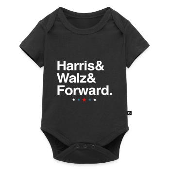 Kamala Harris & Tim Walz 2024 Forward Shirt - Baby Premium short-sleeve bodysuit - black - Front