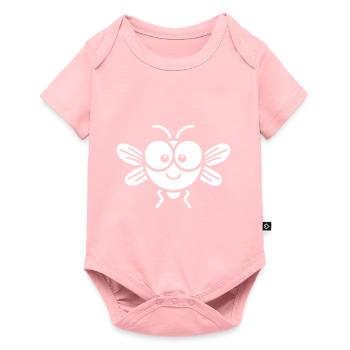 Fly - Baby Premium short-sleeve bodysuit - rose - Front