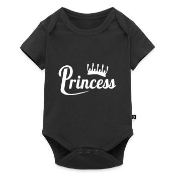 I am the princess - original gift idea - Baby Premium short-sleeve bodysuit - black - Front