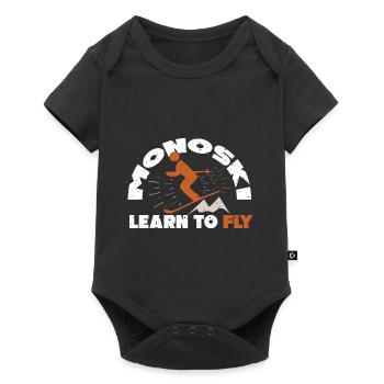 Monoski Idée cadeau Cadeau Monoski Monoski Monosk - Body à manches courtes Premium Bébé - noir - Devant