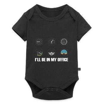 Airplane Pilot Flying Pilot Pilot Gift - Baby Premium short-sleeve bodysuit - black - Front