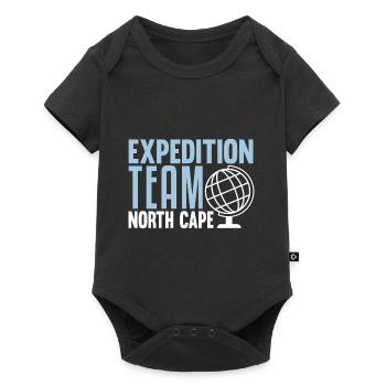Nordkap/ North Cape team Conception aller-retour - Body à manches courtes Premium Bébé - noir - Devant
