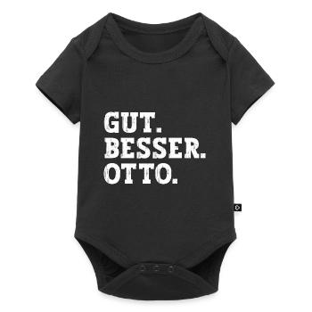 Gut Besser Otto Lustiger Spruch Name Otto - Baby Premium Kurzarmbody - Schwarz - Vorne