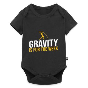 Pole Vaulter Gift - Baby Premium short-sleeve bodysuit - black - Front