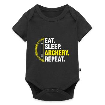 Archery Archer - Baby Premium short-sleeve bodysuit - black - Front