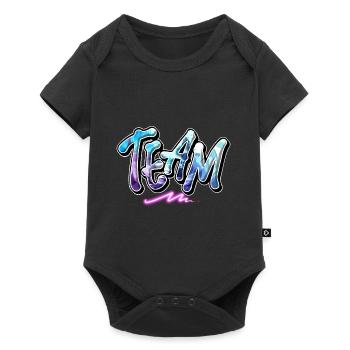 Team - Baby Premium Kurzarmbody - Schwarz - Vorne