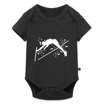 Perchiste Enfant Saut à la perche - Body à manches courtes Premium Bébé - noir - Devant