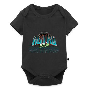 1950 Year of birth Year of birth - Baby Premium short-sleeve bodysuit - black - Front