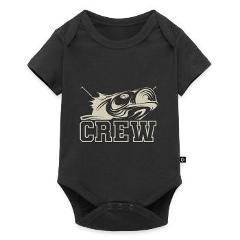 Pêcheur à la ligne Équipage de pêche - Body à manches courtes Premium Bébé - noir - Devant