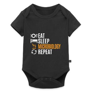 microbiology - Baby Premium short-sleeve bodysuit - black - Front