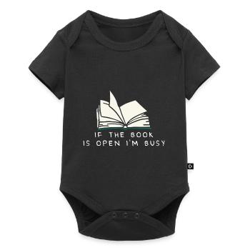 Livres Lire Leeratte Livre - Body à manches courtes Premium Bébé - noir - Devant