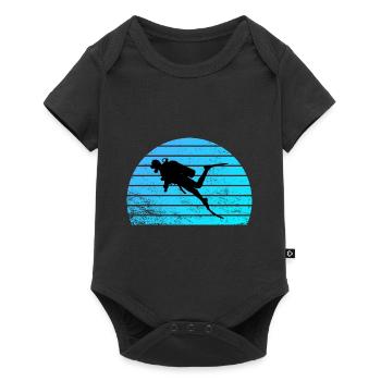 diver - Baby Premium short-sleeve bodysuit - black - Front