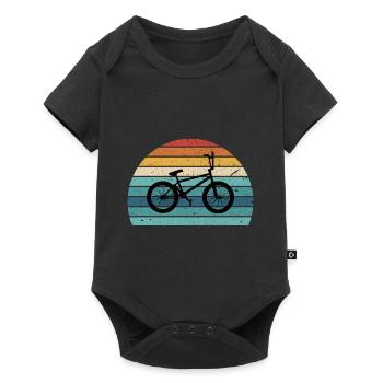 Bmx - Baby Premium short-sleeve bodysuit - black - Front