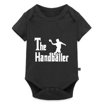 Joueur de handball Dabbing HandballEr Sport Gift - Body à manches courtes Premium Bébé - noir - Devant