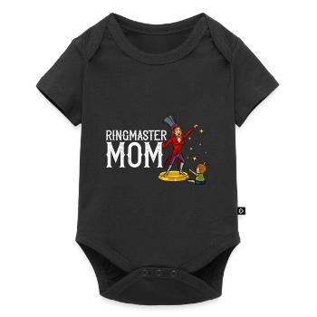 Circus Birthday Party Mama Theme Ringmaster - Baby Premium short-sleeve bodysuit - black - Front