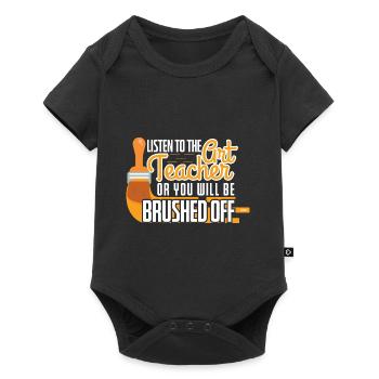 To The Art Teacher Brushed Off - Baby Premium short-sleeve bodysuit - black - Front