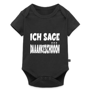 Ich sage Dankeschön für einen Kollege oder - Baby Premium Kurzarmbody - Schwarz - Vorne