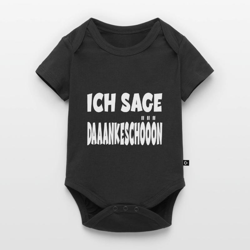 Ich sage Dankeschön für einen Kollege oder Baby Premium Kurzarmbody
