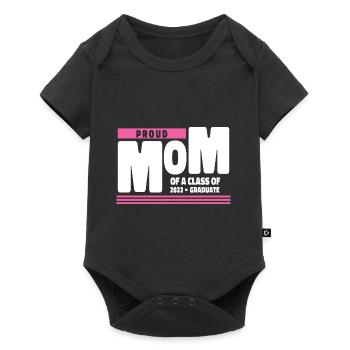 Proud Mom of A Class of 2022 Graduate Gift Senior - Baby Premium short-sleeve bodysuit - black - Front