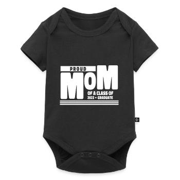 Proud Mom of A Class of 2022 Graduate Gift Senior - Baby Premium short-sleeve bodysuit - black - Front