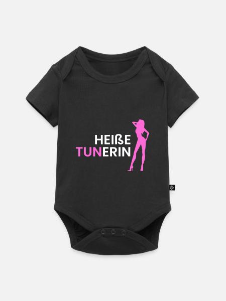heiße Tunerin - Baby Premium Kurzarmbody - Schwarz