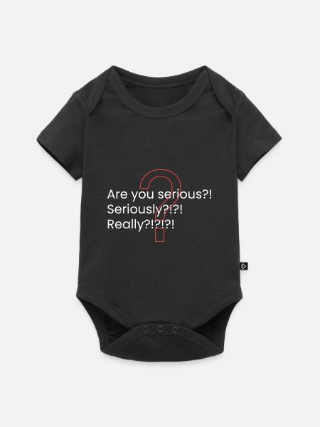 Ist das Ihr Ernst?! - Baby Premium Kurzarmbody - Schwarz